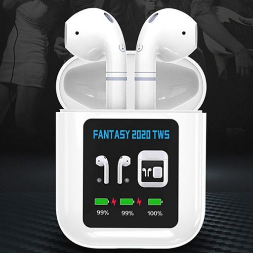 Fantasy 2020 Tws Mini IPX4 Waterproof Bluetooth 5.0 + Earbuds for Sport, 1.3 inch LCD Display True Wireless Bluetooth + Earbuds for Sport, 1.3 inch LCD Display True Wireless Bluetooth