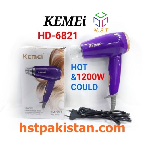 Hair Dryer KM-6821 Professional Electric Kemei Hair Dryer
