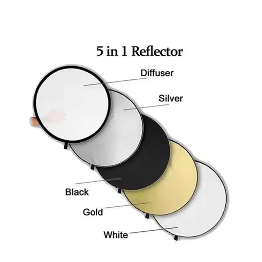 5 in 1 108cm Collapsible Multi Disc Light Reflector